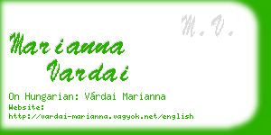 marianna vardai business card